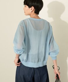 AMERICAN HOLIC シアークルーネックニットカーディガン