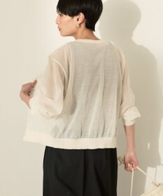 AMERICAN HOLIC シアークルーネックニットカーディガン