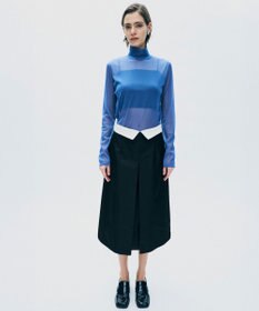 uncrave チノギャバジン Aラインスカート