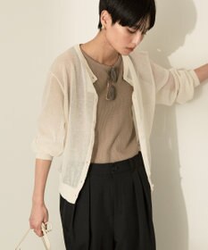 AMERICAN HOLIC シアークルーネックニットカーディガン