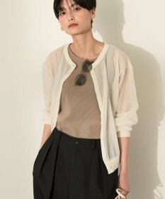 AMERICAN HOLIC シアークルーネックニットカーディガン