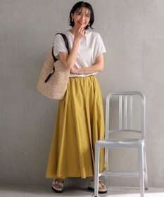 23区 L 【洗える】ALBINIコーコラン シャツテール Tシャツ