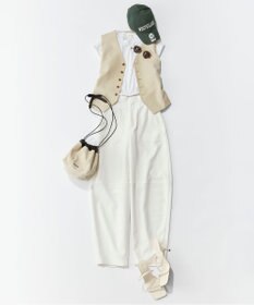 NAVE 【Nave・セットアップ可】ウールポリエステルツイルベスト