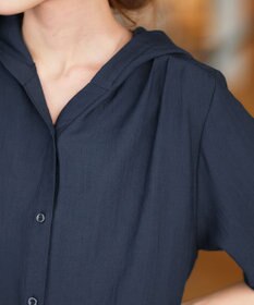 Tiaclasse 【洗える】フード付きフレアチュニック