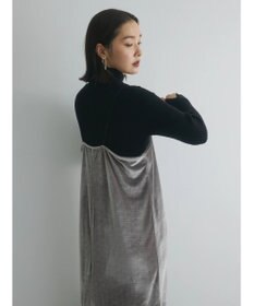 Green Parks armonia．ベロアキャミワンピース