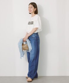 AMERICAN HOLIC 【接触冷感】ワイドデニム