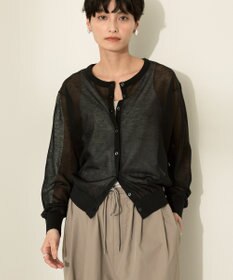 AMERICAN HOLIC シアークルーネックニットカーディガン