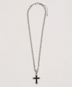 WEGO Lクロスビジューネックレス