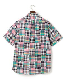 J.PRESS MEN パッチワーク プルオーバーシャツ