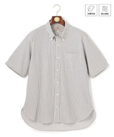J.PRESS MEN 【KING SIZE】【吸水速乾 / 抗菌防臭 / 遮熱 / 防シワ】【J.PRESS OXFORD JERSEY】カノコインレイ半袖 シャツ / B.D.