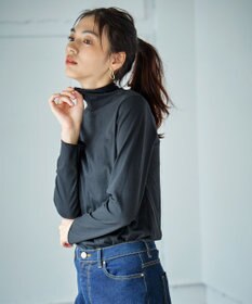 ANY L シアータートルネック