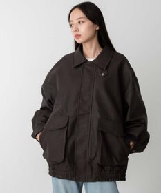 WEGO 【ユニセックス着用ITEM】エコレザー2WAYフライトジャケット