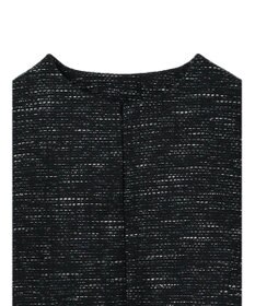 Green Parks ｅｆ－ｄｅ　ツィード調ノーカラージャケット