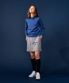 23区GOLF 【WOMEN】【洗える】ストレッチカラー ニット