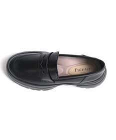 Pointer 日本製 本革 厚底ローファー