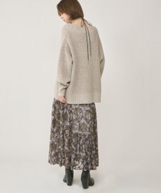 GRACE CONTINENTAL ラメ畦ニットトップ