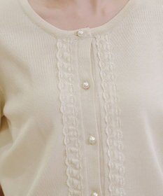 Tiaclasse 【洗える】レースカーディガン