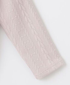 ANY KIDS ふくれ ジャガード カーディガン