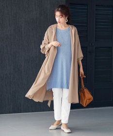 Tiaclasse L 【洗える】リラックス感のあるラグランスリーブニット