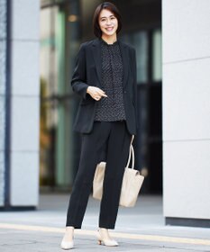 自由区 L 【19号サイズまで展開・カタログ掲載・セットアップ対応】トリアセダブルクロステーパード パンツ