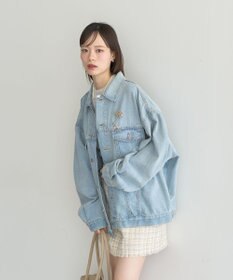 earth music&ecology ビッグデニムジャケット