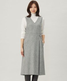 J.PRESS LADIES L 【WEB限定カラーあり】ツイードツイル ジャンパー ドレス