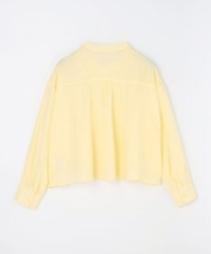 ANY ラッフルクロップドシャツ