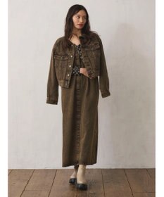 Green Parks ・ＳＵＧＡＲ　ＳＰＯＯＮ　カラーデニムジャンスカ