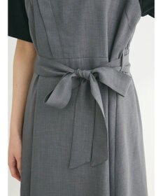 Green Parks 共ベルト付きビスチェ風ドッキングワンピース