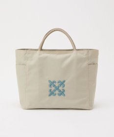 russet 【モノグラム刺繍】コーデュラナイロントートバッグ（CE-1776）