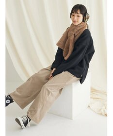 CRAFT STANDARD BOUTIQUE ニットフリースキーネックプルオーバー