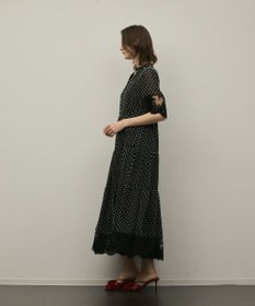 GRACE CONTINENTAL カフタンシフォンワンピース