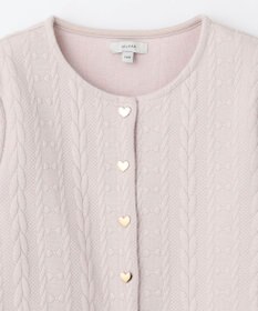 ANY KIDS ふくれ ジャガード カーディガン