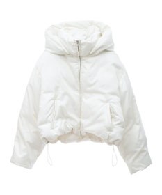 earth music&ecology 2wayパファー ショートブルゾン