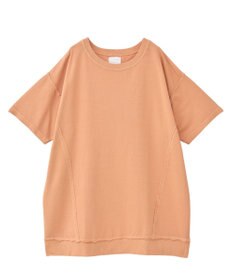 Green Parks ピグメント裏毛切りっぱなしチュニック