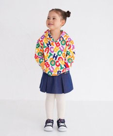 MIKI HOUSE HOT BISCUITS 【80-120cm】 デニム スカート付きパンツ