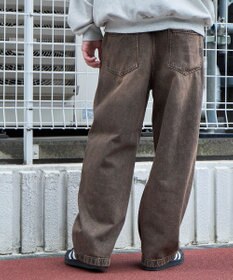 WEGO イージーバレルレッグデニムパンツ