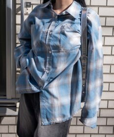 WEGO チェックBIGシャツ