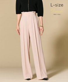 BEIGE， 【Lsize・セットアップ対応】CINDY / ハイウエストパンツ