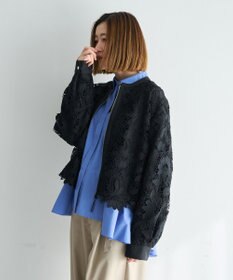 YECCA VECCA レースブルゾン
