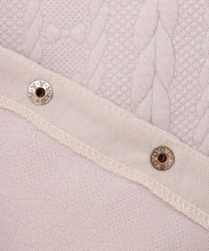 ANY KIDS ふくれ ジャガード カーディガン