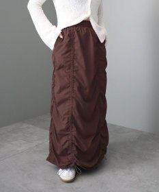 CRAFT STANDARD BOUTIQUE ドロストシャーリングデザインスカート