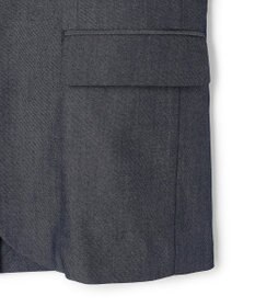 UNFILO MENS 【ストレッチ】イージーケアクリアデニム 機能美ジャケット