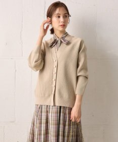 組曲 【洗える・軽量】スポンディッシュニット カーディガン