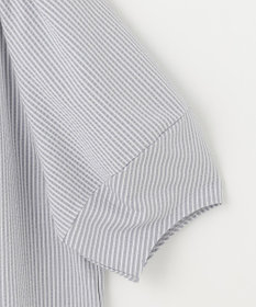 ANY SIS L 【洗える】ランタンスリーブサッカー ブラウス