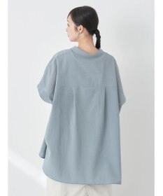 earth music&ecology 配色ステッチＢＩＧシャツ