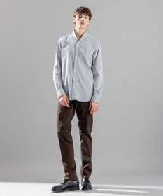 JOSEPH HOMME アロージャガードストレッチ　ウイングカラーシャツ