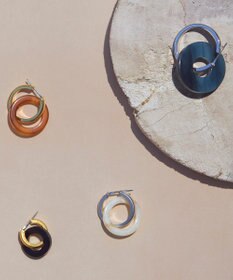 susui 【doughnut】フープピアス M (SVMAT)_片耳