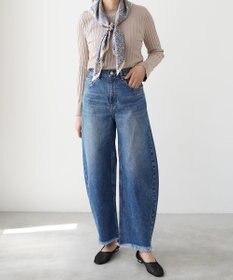 woadblue 再入荷＜坪田あさみさんコラボ＞コットン100％ ブレットデニムパンツ