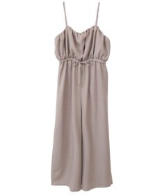 Green Parks 胸元バルーンウエストリボンサロペット